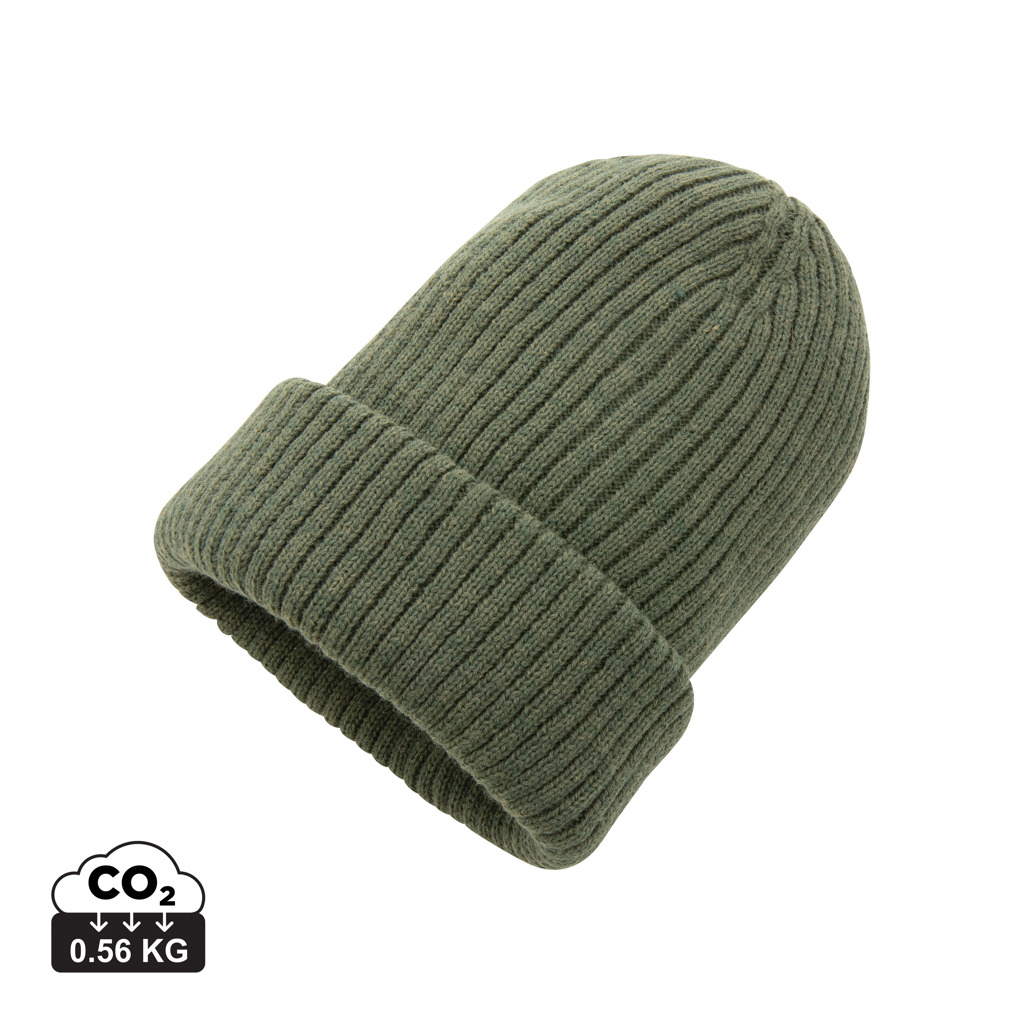 Bonnet promotionnel double épaisseur Impact Polylana® Vert 